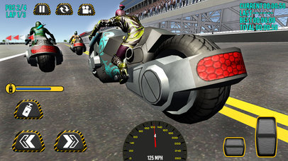 Superheroes Moto Bike racing screenshot 4