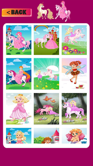 Unicorns and the Princess Jigsaw Puzzle for Kids screenshot 2
