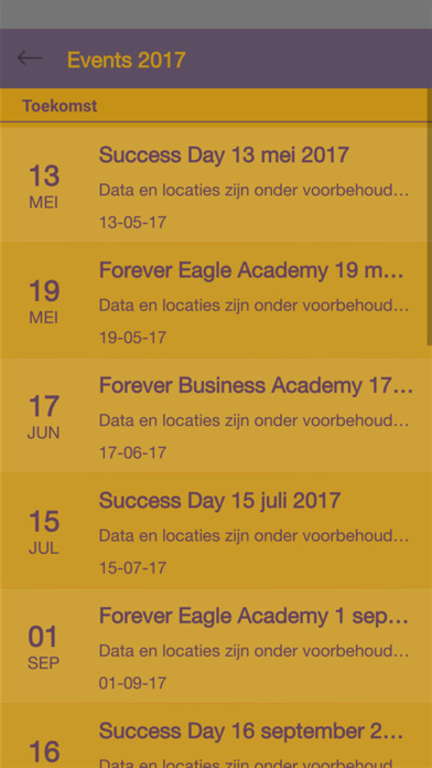 Events - NL screenshot 4