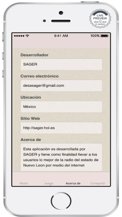 Radio de Nuevo Leon screenshot 4