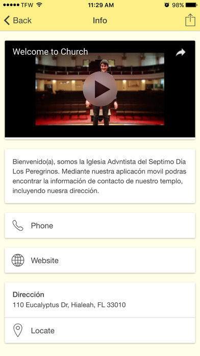 Los Peregrinos SDA screenshot 2