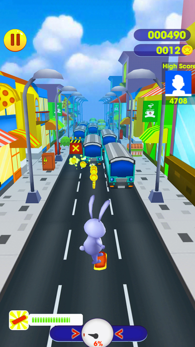 3D Flying Saucer UFO Racing in Highway Games screenshot 2