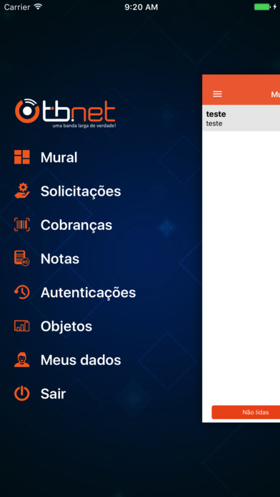 Portal TBNet screenshot 3