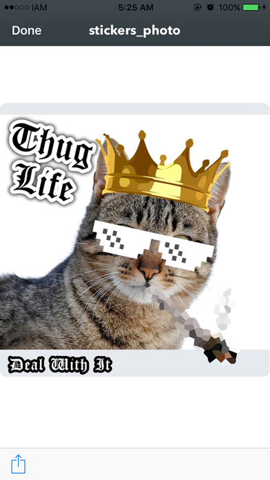 Thug Life Photo Sticker Maker screenshot 4