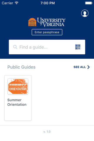 UVA Orientation/Event Guides screenshot 2