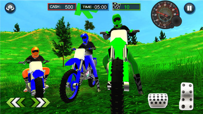 3D Motor Bike : Offroad Drag Racing screenshot 2