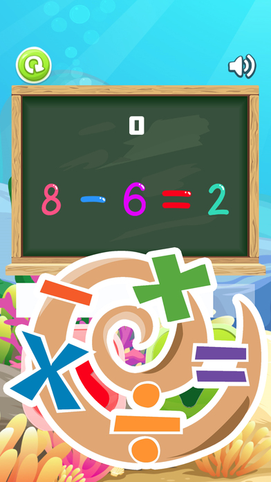 Ocean Shark animal -Math Quiz Puzzle Games for kid screenshot 2