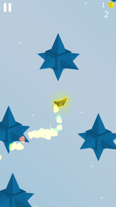 Paper Flight - Classic Space Flying Game screenshot 4
