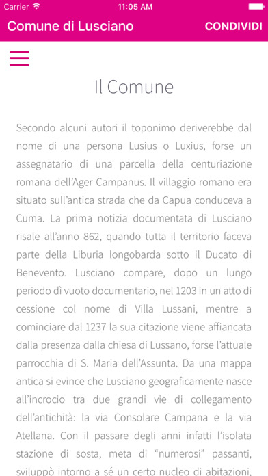 Comune di Lusciano - MuniApp screenshot 3