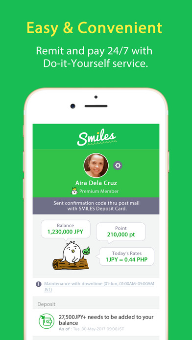 Smiles Mobile Remittance screenshot 2