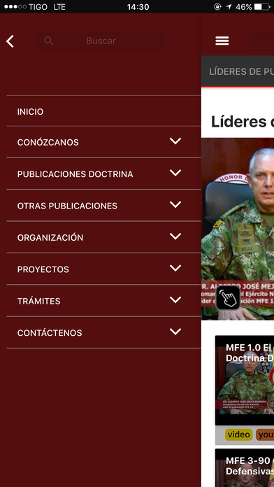 Doctrina Damasco, Ejército Nacional de Colombia screenshot 3