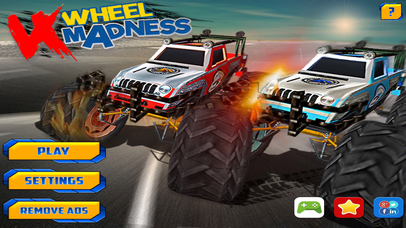 4 Wheel Madness - Monster truck Race 4 Kids screenshot 3