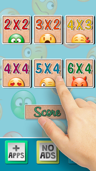 Emojis Find the Pairs Learning & memo Game screenshot 2