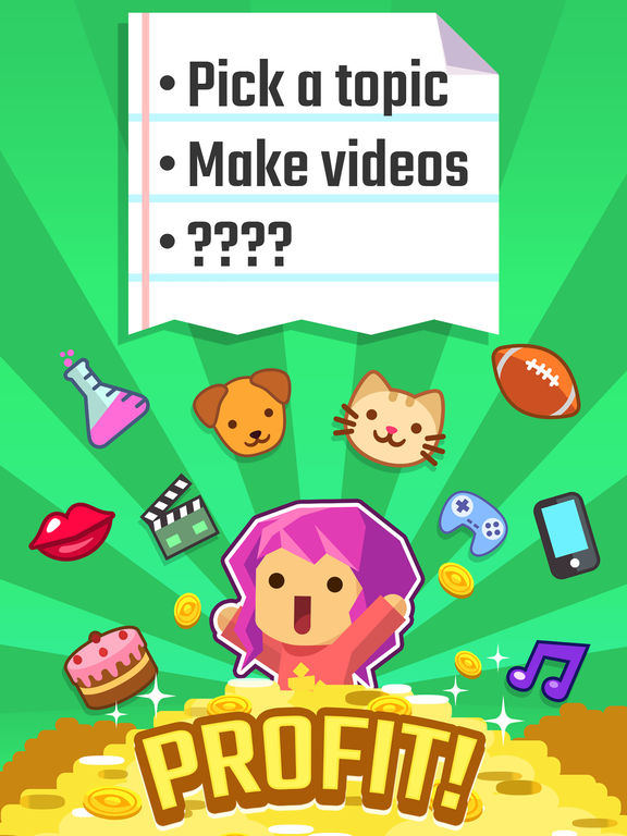 Vlogger Go Viral - Clicker Game & Vlog Simulatorscreeshot 2