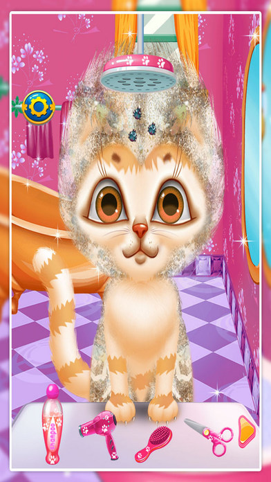 Cat Hair Salon & Care Game screenshot 2