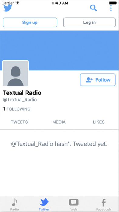 Textual Radio screenshot 2