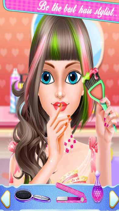 Princess Girl Makeup Me Salon screenshot 2