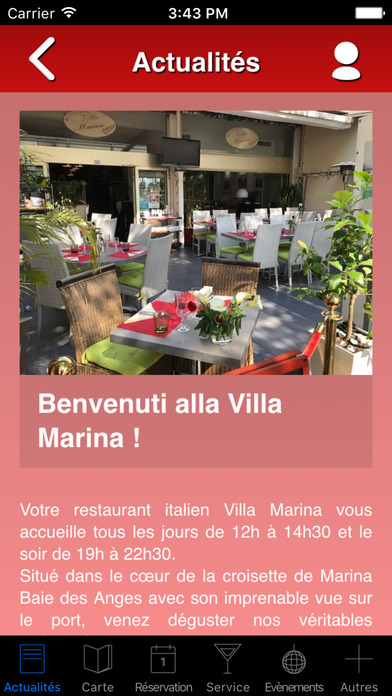 Restaurant Villa Marina screenshot 2