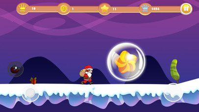 圣诞老人-欢乐圣诞雪地跑酷游戏 screenshot 3