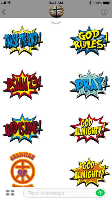 Shout Gods Love With Stickers screenshot 3