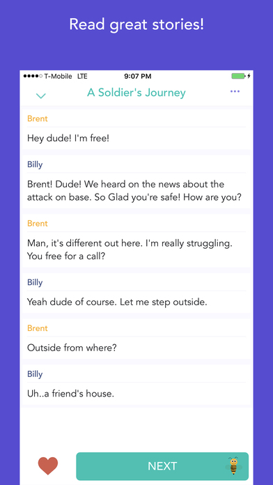 Yackle - Chat Stories screenshot 2