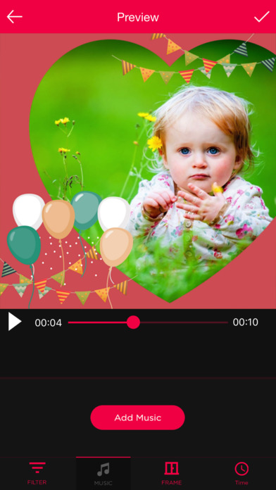 Birthday Movie Maker & Music screenshot 3