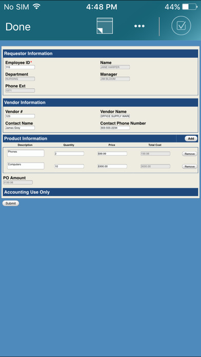OnBase Mobile 17 for iPhone screenshot 2