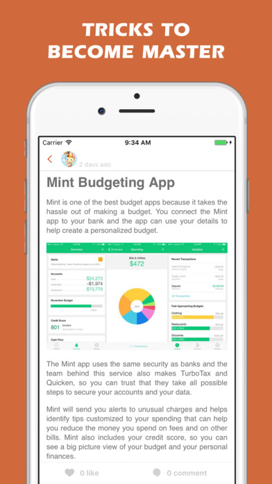 Money Tracker - Tips, Advices, Apps screenshot 3