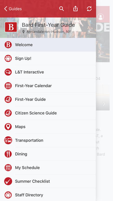 Bard College Mobile App screenshot 2