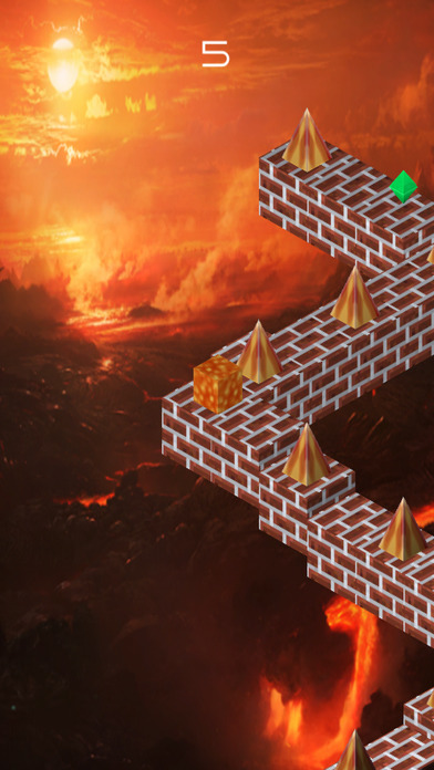 The Valcano Is Lava - Cube Run screenshot 3
