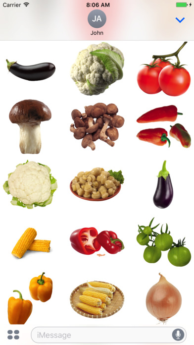Best Vegetables Stickers! screenshot 2