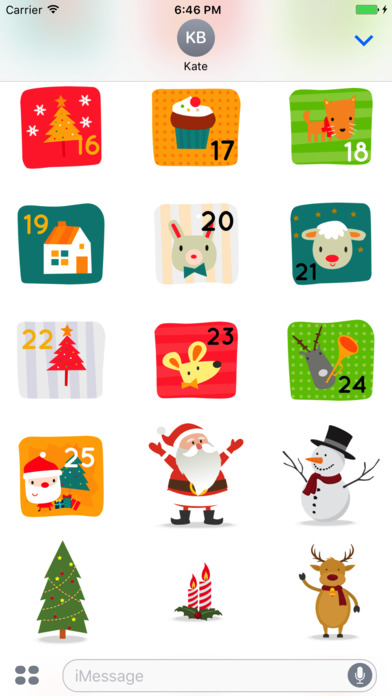 Advent Calendar and Christmas Stickers screenshot 3