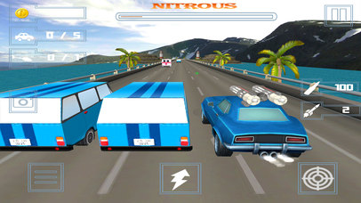 Death Racer Car : Extreme Crazy Drive 3d screenshot 3