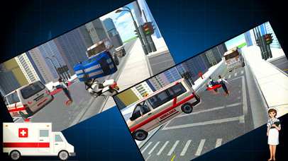 3D ambulance sims - 市医救护人员 screenshot 2
