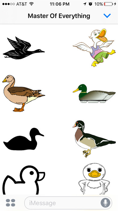 Cute and Adorable Duck Stickers : Flocking Great! screenshot 2