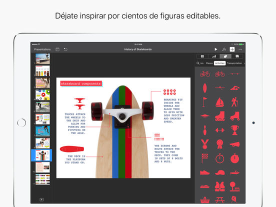 Captura de pantalla del iPad 4
