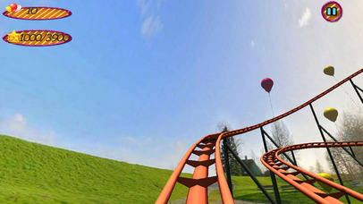 Roller Coaster Balloon Tap screenshot 3