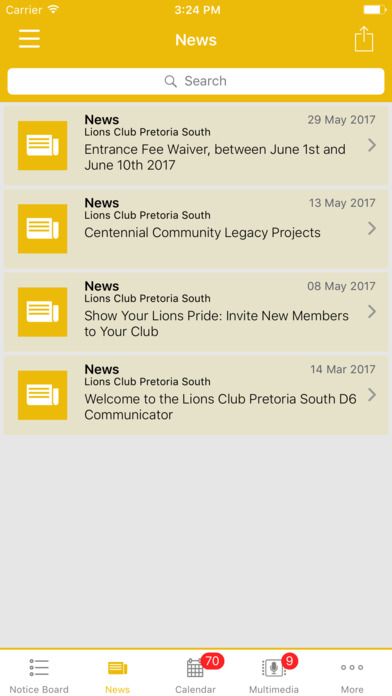 Lions Club Pretoria South screenshot 2