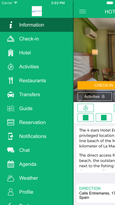 Hoteles Entremares screenshot 2