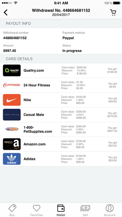 Cashable: Buy, Sell Gift Cards screenshot 4