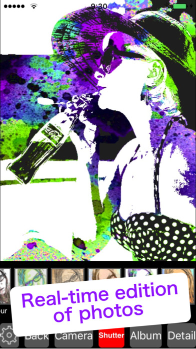 Pop Cam-Image editor with Pop Art style filters screenshot 4