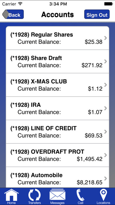 Mass Family CU Mobile Banking screenshot 2