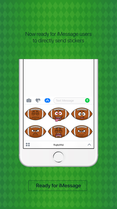 RugbyMoji - rugby emoji and stickers for iMessage screenshot 3