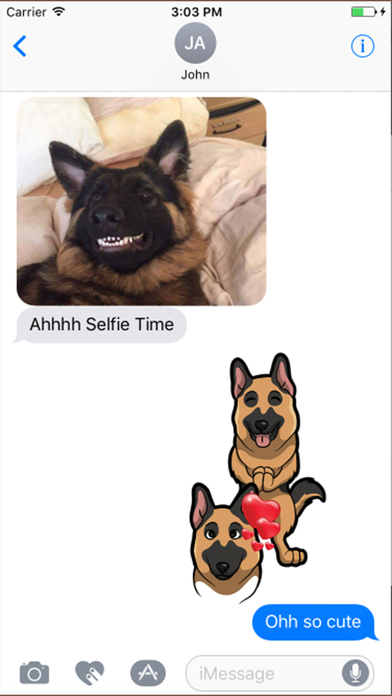 ShepherdMoji - German Shepherd Emoji & Sticker screenshot 3