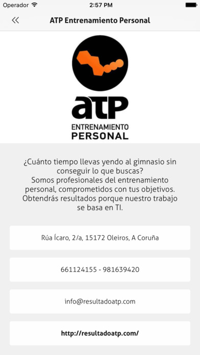 ATP Entrenamiento Personal screenshot 4