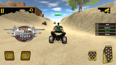 Desert Racing Quad Power Bike screenshot 2