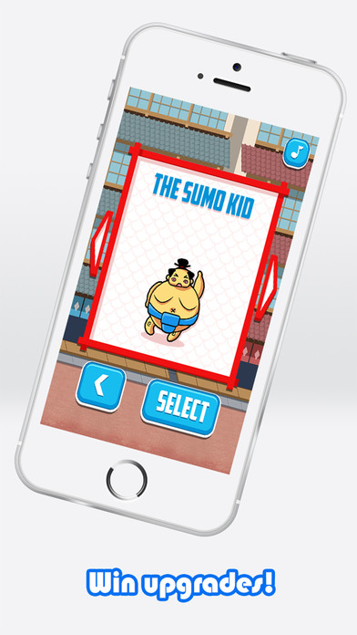 Sumo Wrestler Jump - addictive trampoline game screenshot 3