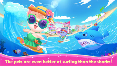 Talented Pet Beach Show - Kids Games screenshot 4