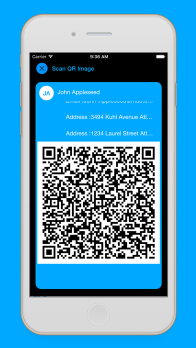 Share and Scan Contact screenshot 3