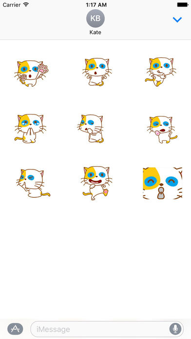 Playful Cat Animated Sticker screenshot 2